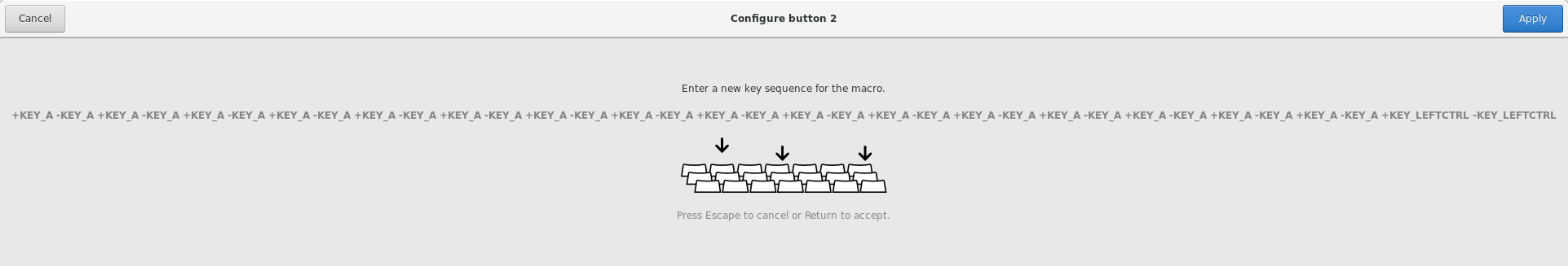 A long macro extending the UI